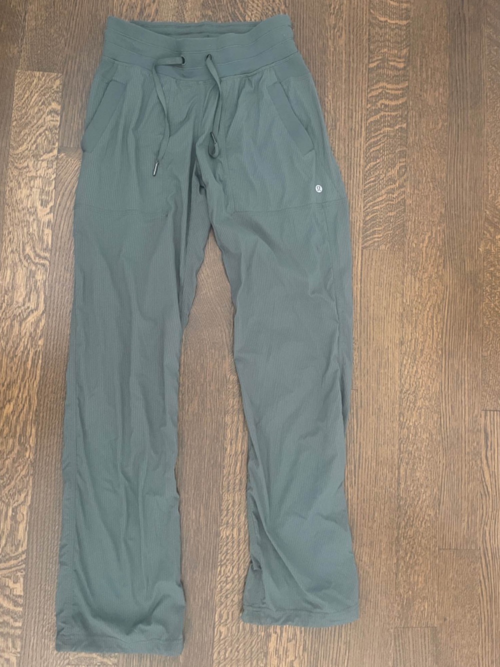 LULULEMON Dance Studio Mid-Rise Full Length Pants Dark Forest Green Size 4 NEW - Picture 5 of 8